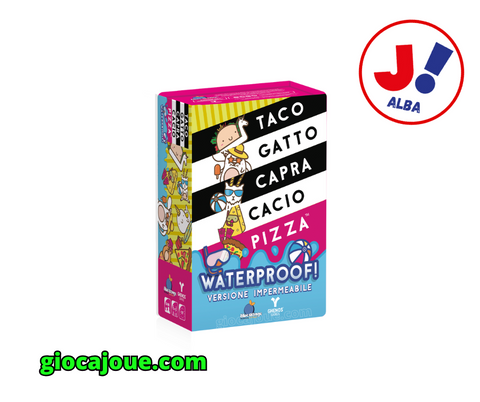 Taco Gatto Capra Cacio Pizza - Waterproof, in vendita da GiocaJoué.com