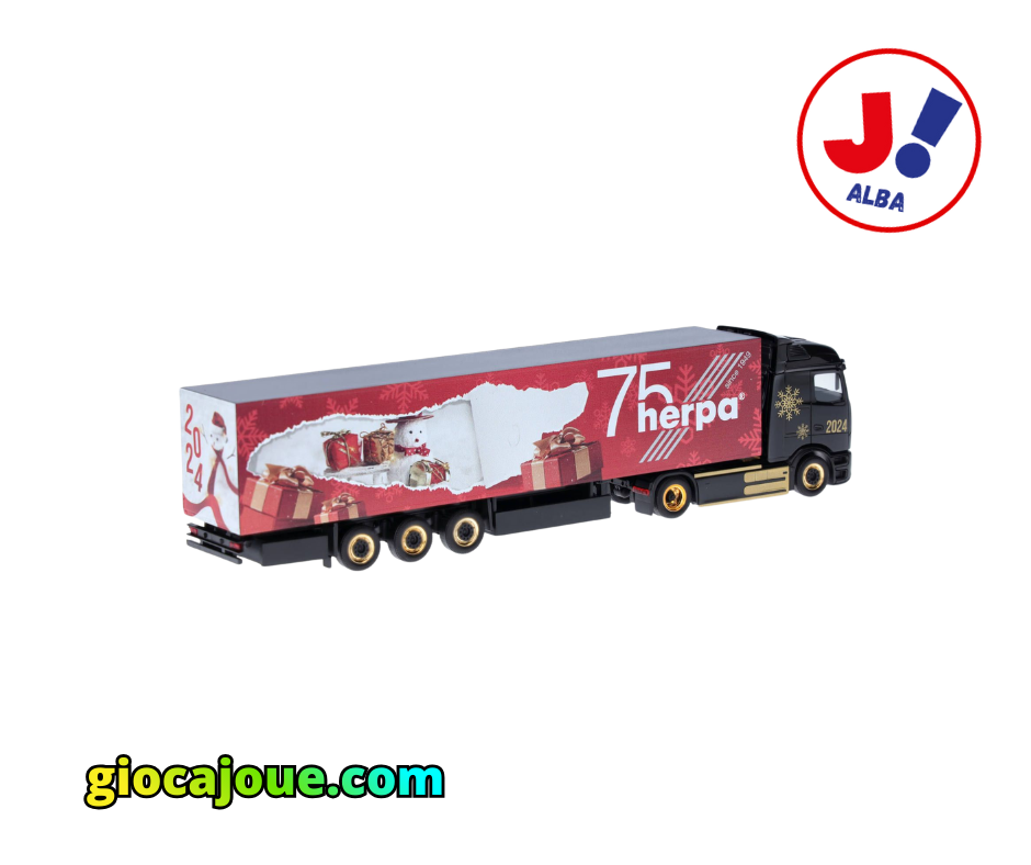 Herpa 120807 MB Actros - La Storia Del Mondo: I Dinosauri - Édition Limitée