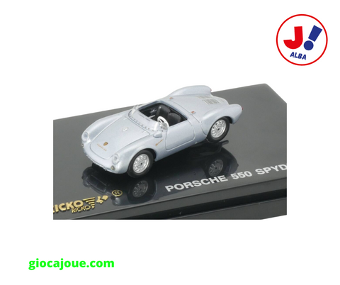 Ricko 38867 - Porche 550 Spyder (Scala 1:87 - H0), in vendita da Gioca Joué