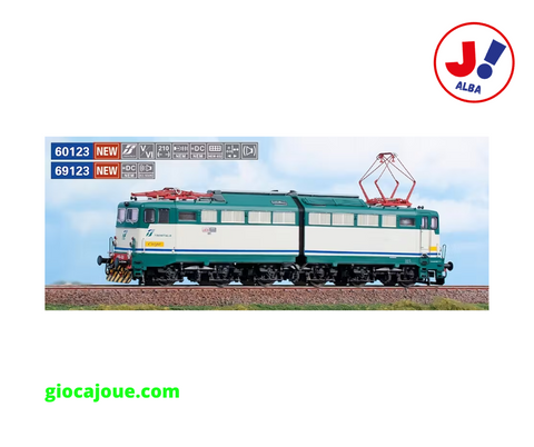 ACME 60123 - Locomotiva elettrica E 645.335 di Trenitalia (FS) Cargo, con fanaleria modificata e portelli laterali alti, in livrea XMPR, assegnata all’O.M.R. Marcianise, epoca V/VI. in vendita da Gioca Joué