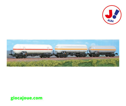 ACME 45094 - Set di tre carri cisterna FS per trasporti chimici. Ep. IV/V, in vendita da Gioca Joué