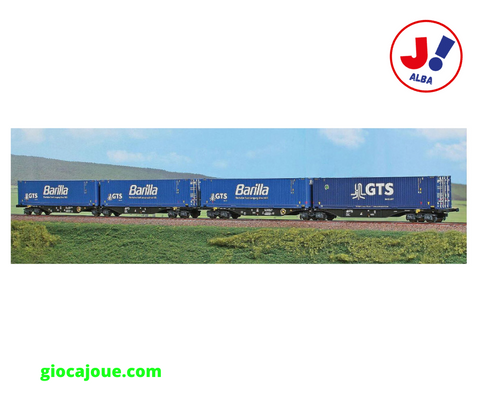 ACME 45111 - Set di due carri intermodali Sggrmss '90 bimodulo "GTS Rail", in vendita da Gioca Joué