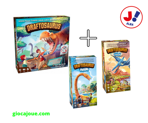 GHENOS - Draftosaurs: Bundle Base + 2 Espansioni, in vendita da Gioca Joué