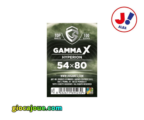 Bustine Protettive Gamma X HYPERION (54x80), in vendita da giocajoué.com