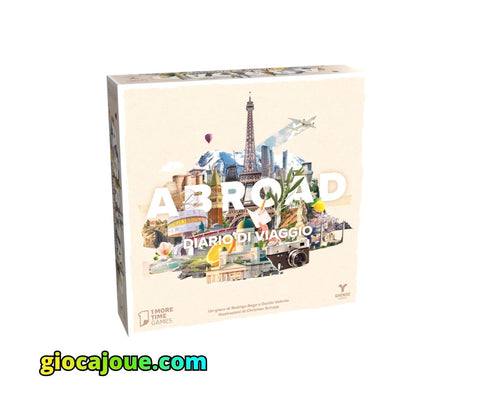 Abroad: Diario di Viaggio, scatola del gioco, in vendita da giocajue.com