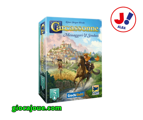 Carcassonne - Messaggeri & Sindaci - Espansione 5 (Revival 2025), in vendita da Giocajoué.com