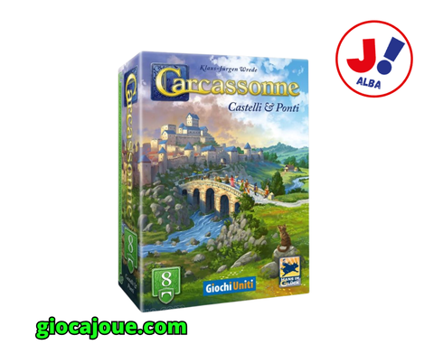 Carcassonne - Castelli & Ponti - Espansione 8 (Revival 2025), in vendita da GiocaJoué.com