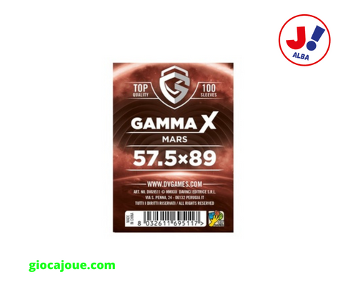 dV Giochi - Bustine Protettive Gamma X MARS (57.5x89), in vendita da Gioca Joué