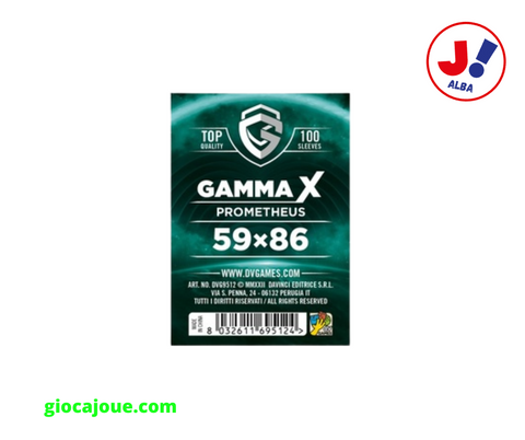 dV Giochi - Bustine Protettive Gamma X PROMETHEUS (59x86), in vendita da Gioca Joué