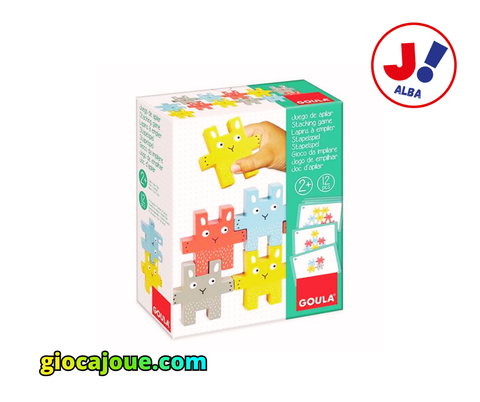 Coniglietti Impilabili – Gioco in Legno Equilibrio e Creatività in Vendita da GiocaJoué.com