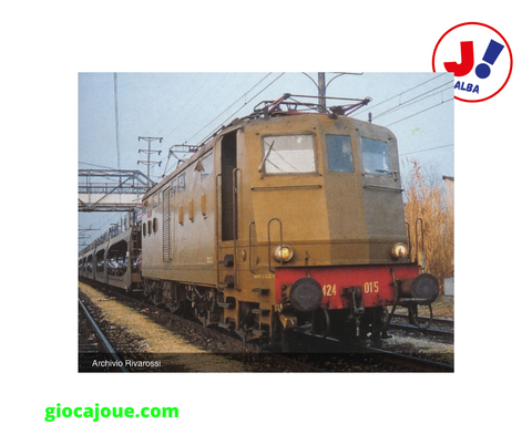 Rivarossi HR2874 - FS, locomotiva elettrica E.424, livrea isabella, ep. V in vendita da Gioca Joué