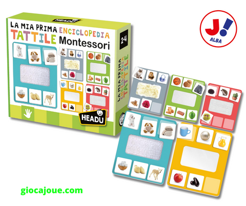 Headu IT35358 - La Mia Prima Enciclopedia Tattile Montessori, in vendita da Goca Joué