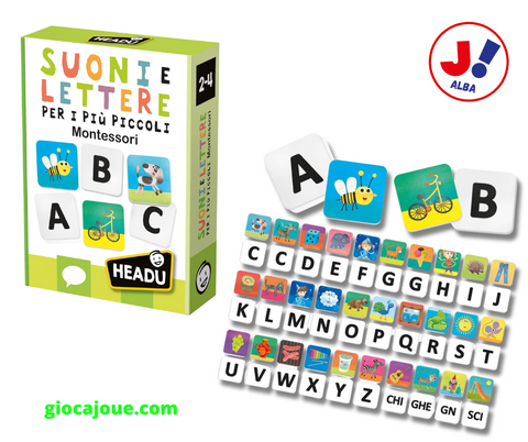 Headu IT 22977 - Suoni e Lettere per i più piccoli Montessori, in vendita da Gioca Joué