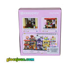Keeppley: City Corner - Negozio Nostalgia, mattoncini compatibili Lego, vista frontale della scatola.