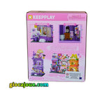 Keepplay: Magical Neighborhood - Magica Casa della Divinazione, mattoncini compatibili con Lego, vista posteriore della scatola