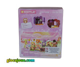 Keeppley: City Corner - Boutique dei Profumi Magici, mattoncini compatibili con Lego, retro della scatola
