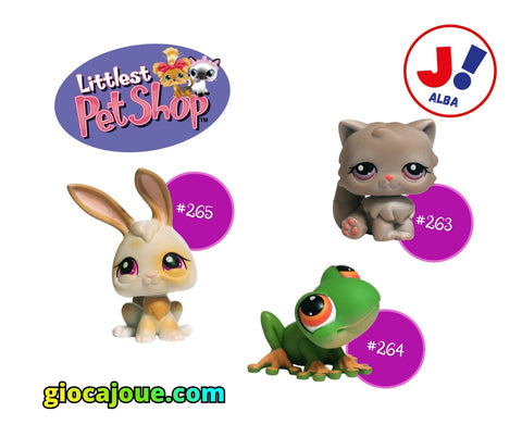 Littlest Pet Shop (tubo 3 pz.), prima generazione, in vendita da giocajoue.com