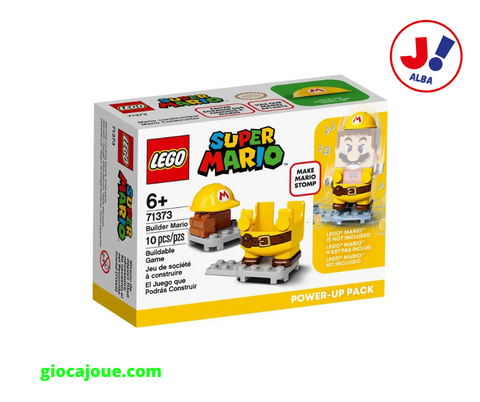 LEGO 71373 - Super Mario: Mario costruttore (Power-Up Pack), in vendita da Gioca Joué