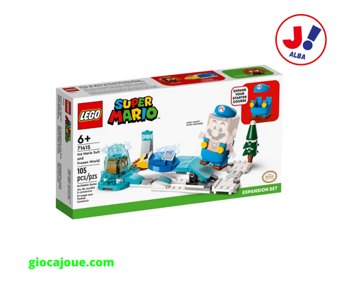 LEGO 71415 - Super Mario: Costume di Mario ghiaccio e Mondo ghiacciato (Pack di espansione), in vendita da Gioca Joué