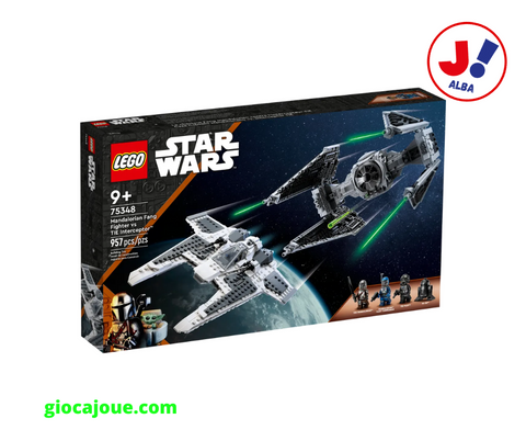 LEGO 75348 - Star Wars: Fang Fighter mandaloriano vs TIE Interceptor, in vendita da Gioca Joué