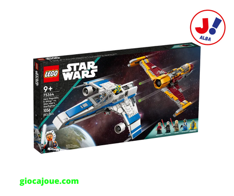 LEGO 75364 - Star Wars: E-Wing della Nuova Repubblica vs. Starfighter di Shin Hati, in vendita da Gioca Joué