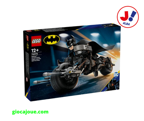 LEGO 76273 - Batman: Personaggio costruibile di Batman con Bat-Pod, in vendita da Gioca Joué