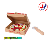 Set Pizza in Legno – Gioco Montessori Personalizzabile n vendita da Giocajoué.com