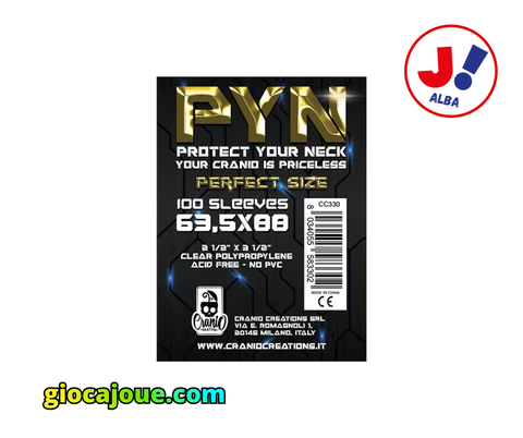 PYN: Bustine Protettive - 63,5x88 Perfect Size, in vendita da GiocaJoué.com