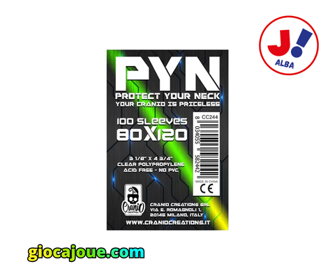 PYN: Bustine Protettive - 80x120, in vendita da GiocaJoué.com