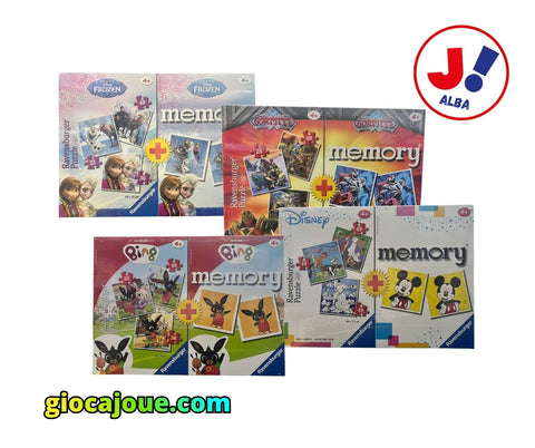 Set 3 Puzzle + Memory, in vendita da giocajoue.com