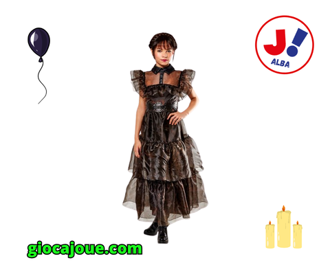 Costume "Wednesday Addams: Rave'N Deluxe", in vendita da GiocaJoué.com