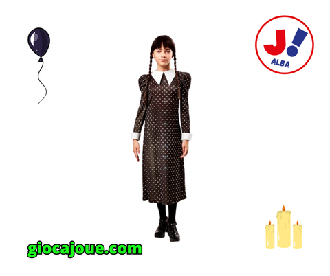 Costume "Wednesday Addams", in vendita da GiocaJoué.com