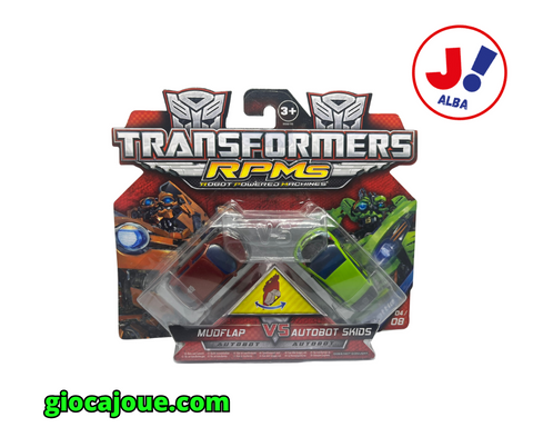 Transformers veicoli in blister doppio - Mudflap VS Autobot Skids, in vendita da GiocaJoué.com