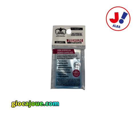 Ultimate Guard: Bustine protettive - Mini American 44x67, in vendita da GiocaJoué.com