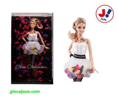 Barbie W3378 - Barbie Shoe Obsession in vendita da Gioca Joué