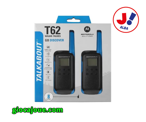 Motorola Walkie-Talkie T62 (Blu), in vendita da giocajoue.com