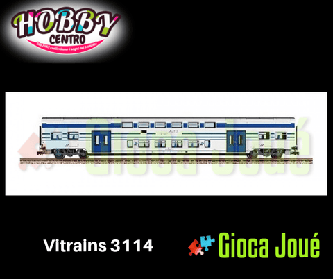Vitrains 3114 - Carrozza due piani 1a classe nella livrea Vivalto FS in vendita da Gioca Joué