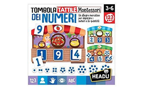Headu IT20249 - Tombola Tattile dei Numeri Montessori in vendita da Gioca Joué