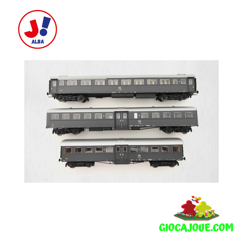 Acme 55161 - Acme 55161 - Set Treno locale delle FS Ep. IV in livrea grigio ardesia in vendita da Gioca Joué