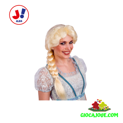 Carnival Toys 2899 - Parrucca Principessa Dei Ghiacci Bionda con Treccia in vendita da Gioca Joué