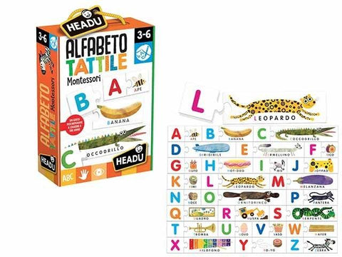 Headu IT20164 - Alfabeto Tattile Montessori in vendita da Gioca Joué