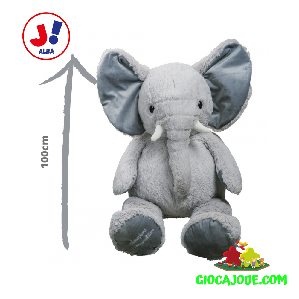 pioupiou 16387 Peluche Jojo il mio Elefante Gigante 100 cm