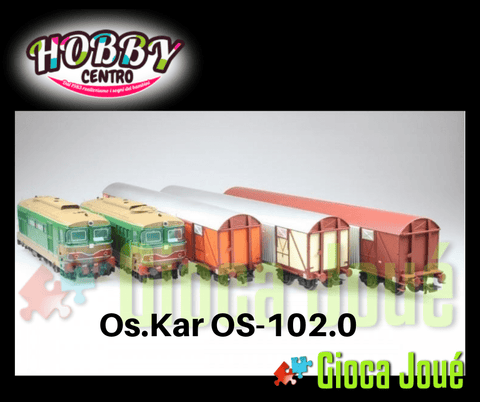Oskar OS-102.0 - Set 1 Loco D 443 + 1 Loco D 443 Dummy + 3 Gabs in vendita da Gioca Joué