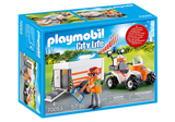 Playmobil 70053 - Polizia su quad soccorso con carrello - Dai 5 anni in su