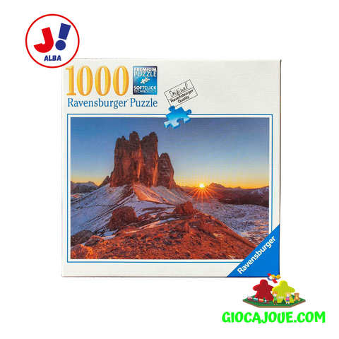 Ravensburger 897407 - Puzzle 1000: Le tre cime di Laveredo (70x50 cm) in vendita da Gioca Joué