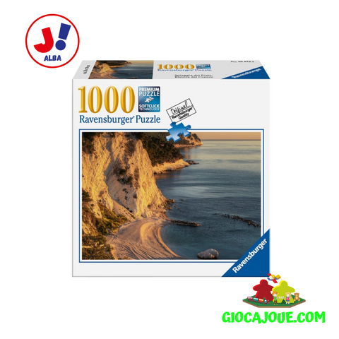Ravensburger 898732 - Puzzle 1000 pezzi Spiaggia del Frate - Riviera del Conero in vendita da Gioca Joué