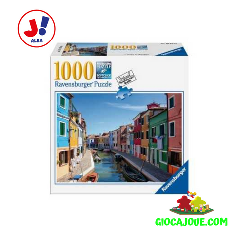 Ravensburger 898749 - Puzzle 1000: L'isola di Burano (50x70 cm) in vendita da Gioca Joué